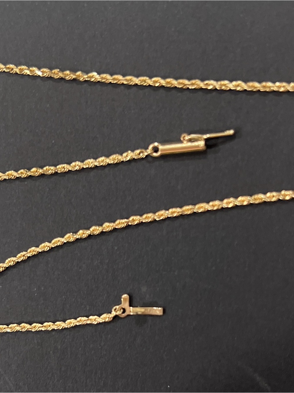 Vintage 10K Twisted Rope Chain - Picture 4 of 6